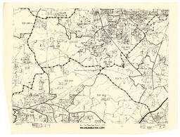 Atlanta Area Metropolitan Map Series Pre-Enumeration Copy, Item 24, October 1970