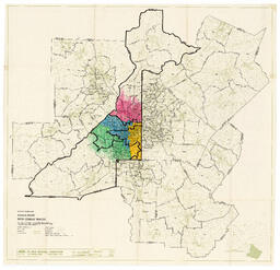 Atlanta Region 1970 Census Tracts, 1973