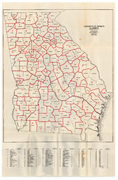 Representative Districts of Georgia, 1968