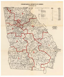 Congressional Districts of Georgia, 1972