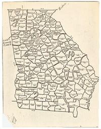 Congressional Districts of Georgia, April 1970