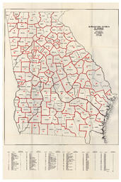 Representative Districts of Georgia, 1968