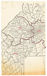 New Egan County Commissioner Districts, February 1974