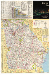 Georgia Official Highway Map, 1968