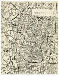 Fulton County Congressional District Divisions, circa 1970