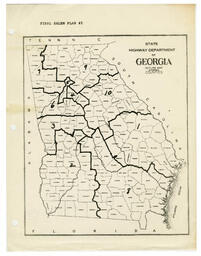 State Highway Department of Georgia - Final Salem Plan #5, circa 1970