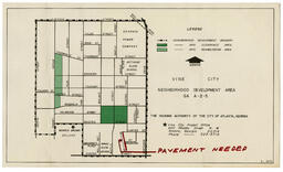 Vine City Neighborhood Development Area, 1970