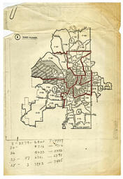 Ward Areas of Atlanta, circa 1970