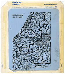 Council Districts City of Atlanta, 1974