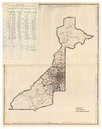 Fulton County 18 Districts Constructed from 6 Basic Districts, circa 1970