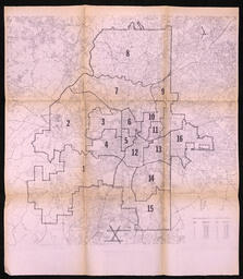 Proposed Education - Election Districts, circa 1970