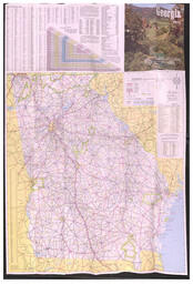 Official Highway Map of Georgia, 1971