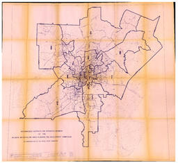 Recommended Districts for Appointed Members to the Atlanta Metropolitan Area Planning and Development Commission, 1970