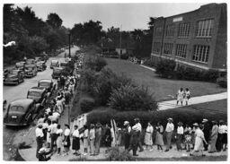 Black Voters on Election Day, July, 1946