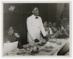 Dr. Rufus E. Clement at Atlanta University Alumni Banquet, circa 1960