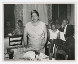 Carrie Herndon Conley at Atlanta University Dinner, circa 1950