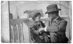 George A. Towns with a Young Girl, circa 1920