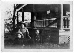 Children Outside a House, circa 1930