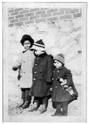 Children Outside of a Building, circa 1930