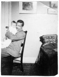 George A. Towns and a Baby, circa 1912