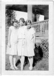 Three Girls, circa 1920