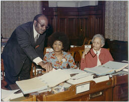 Grace Townes Hamilton with Others at the Georgia House of Representatives, circa 1976