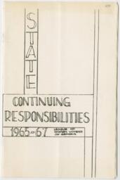 "State Continuing Responsibilities", 1965-1967