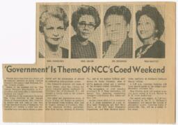 Article and Program on "Coed Weekend", March 1967