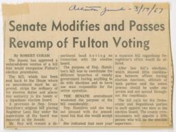 "Senate Modifies Passes Revamp of Fulton Voting", AJ, March 17, 1967