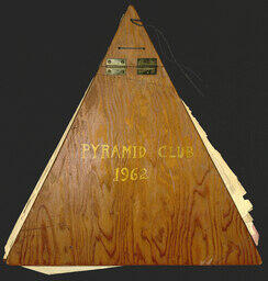 Pyramid Club Scrapbook, 1962