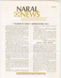 "NARAL News, Vol.1, No.1", 1969