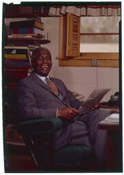 Benjamin E. Mays in His Office, circa 1965