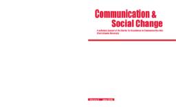 Communication & Social Change, June 2008