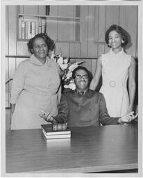 Anna Ruffin Gordon, John H. Ruffin, Jr., and Judith Ruffin, Open House, November 22, 1971