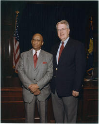 John H. Ruffin, Jr. with Governor Roy Barnes, circa 2000