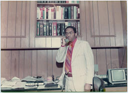 John H. Ruffin, Jr. in Law Office, circa 1970