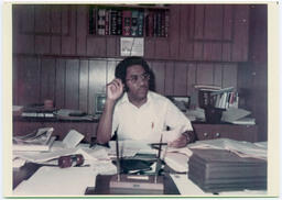 John H. Ruffin, Jr. in Law Office, circa 1970