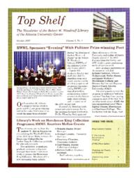 Top Shelf: The Newsletter of the Robert W. Woodruff Library, October 2007