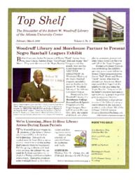 Top Shelf: The Newsletter of the Robert W. Woodruff Library, February/March 2008