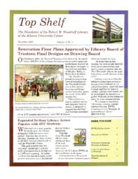 Top Shelf: The Newsletter of the Robert W. Woodruff Library, December 2008