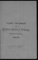 Clark University: Gammon School of Theology, 1885-1886