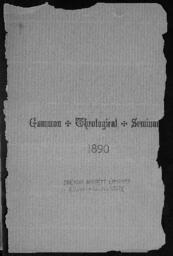 Gammon Theological Seminary, 1890