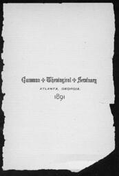 Gammon Theological Seminary, 1891