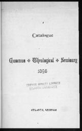 Catalogue: Gammon Theological Seminary, 1895