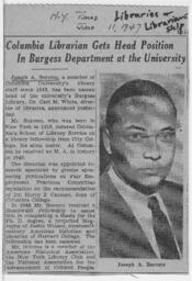 Joseph A. Boromé News Clipping, June 1947