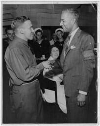 Harold Jackman with Others, August 8, 1942