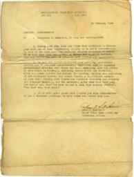 Correspondence from Ivan H. Harrison to Trezzvant Anderson, February 28, 1946