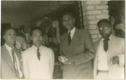 Jean-Fernand Brierre, Felix Morisseau-Leroy, Roussan Camille, and Rene Piquion, March 9, 1951