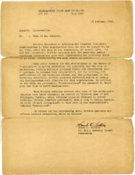 Correspondence, February 18, 1946