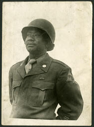 Private Trezzvant Anderson, circa 1945